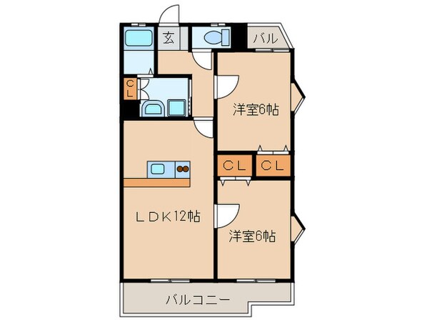 K.WESTの物件間取画像